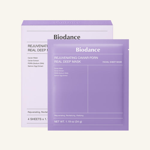 Biodance — Rejuvenating Caviar PDRN Real Deep Mask 4 unidades