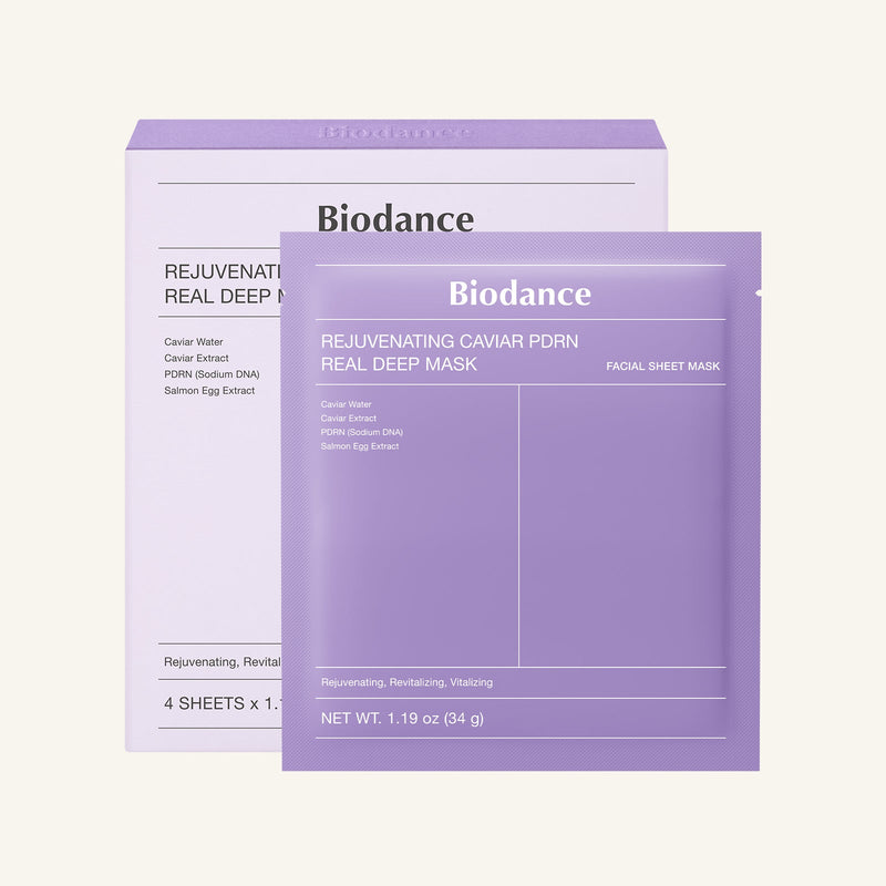 Biodance — Rejuvenating Caviar PDRN Real Deep Mask 4 unidades